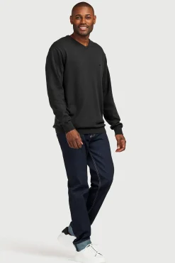 Lige jeans med stræk