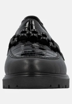 Loafer med sort metallukning