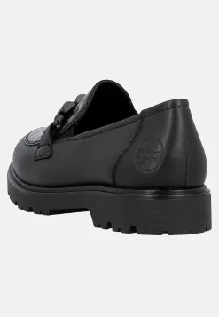 Loafer med sort metallukning