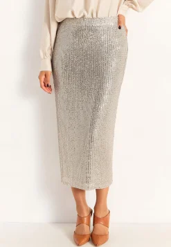 Luksuriøs pailletnederdel