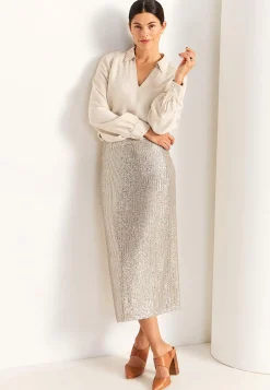 Luksuriøs pailletnederdel