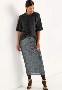 Luksuriøs pailletnederdel