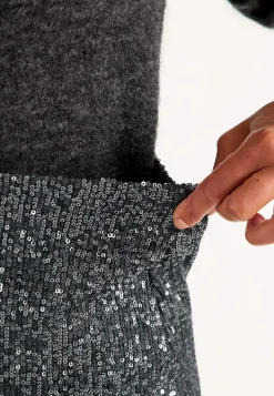 Luksuriøs pailletnederdel