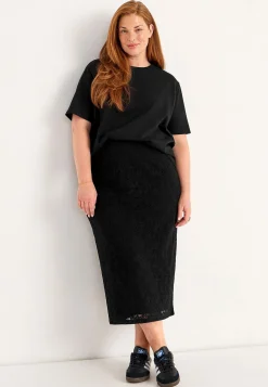 Midi nederdel i blonde | Cellbes