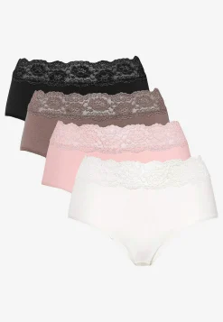 Miditrusse i bomuld 4-pack