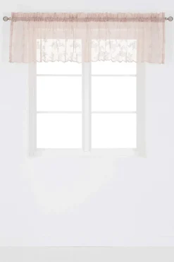 Mønstret blondegardin