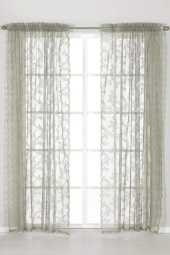 Mønstret blondegardin 2-pack | Cellbes