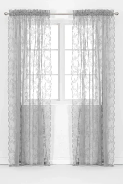 Mønstret blondegardin 2-pack | Cellbes