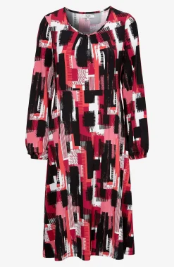 Mønstret jerseykjole | Cellbes