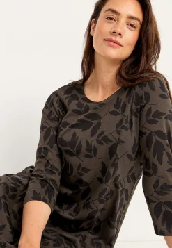 Mønstret jerseykjole med lommer | Cellbes