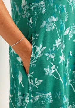 Mønstret jerseykjole med lommer | Cellbes