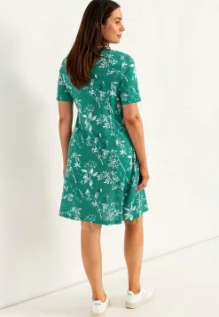 Mønstret jerseykjole med lommer | Cellbes