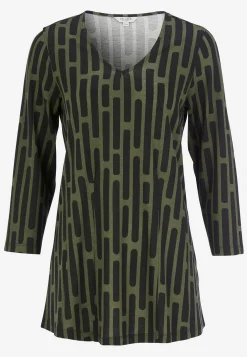 Mønstret jerseytunika