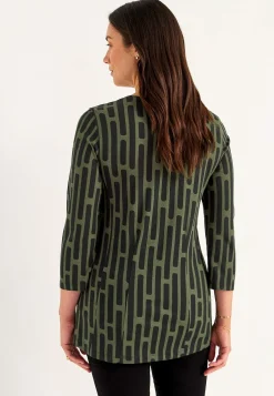 Mønstret jerseytunika