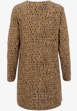 Mønstret jerseytunika med lommer