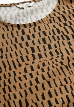 Mønstret jerseytunika med lommer