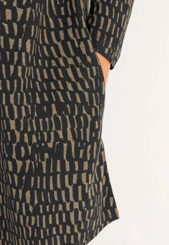 Mønstret jerseytunika med lommer