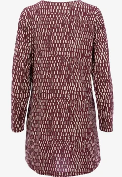 Mønstret jerseytunika med lommer