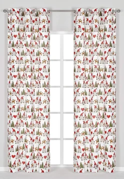 Mønstret julegardin 2-pack | Cellbes