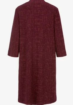 Mønstret kjole med sidelommer