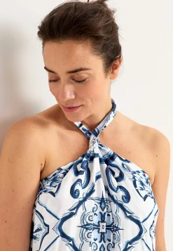 Mønstret maxi kjole | Cellbes