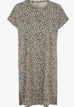 Mønstret natkjole i bomuld