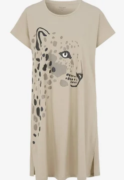 Mønstret natkjole i bomuld