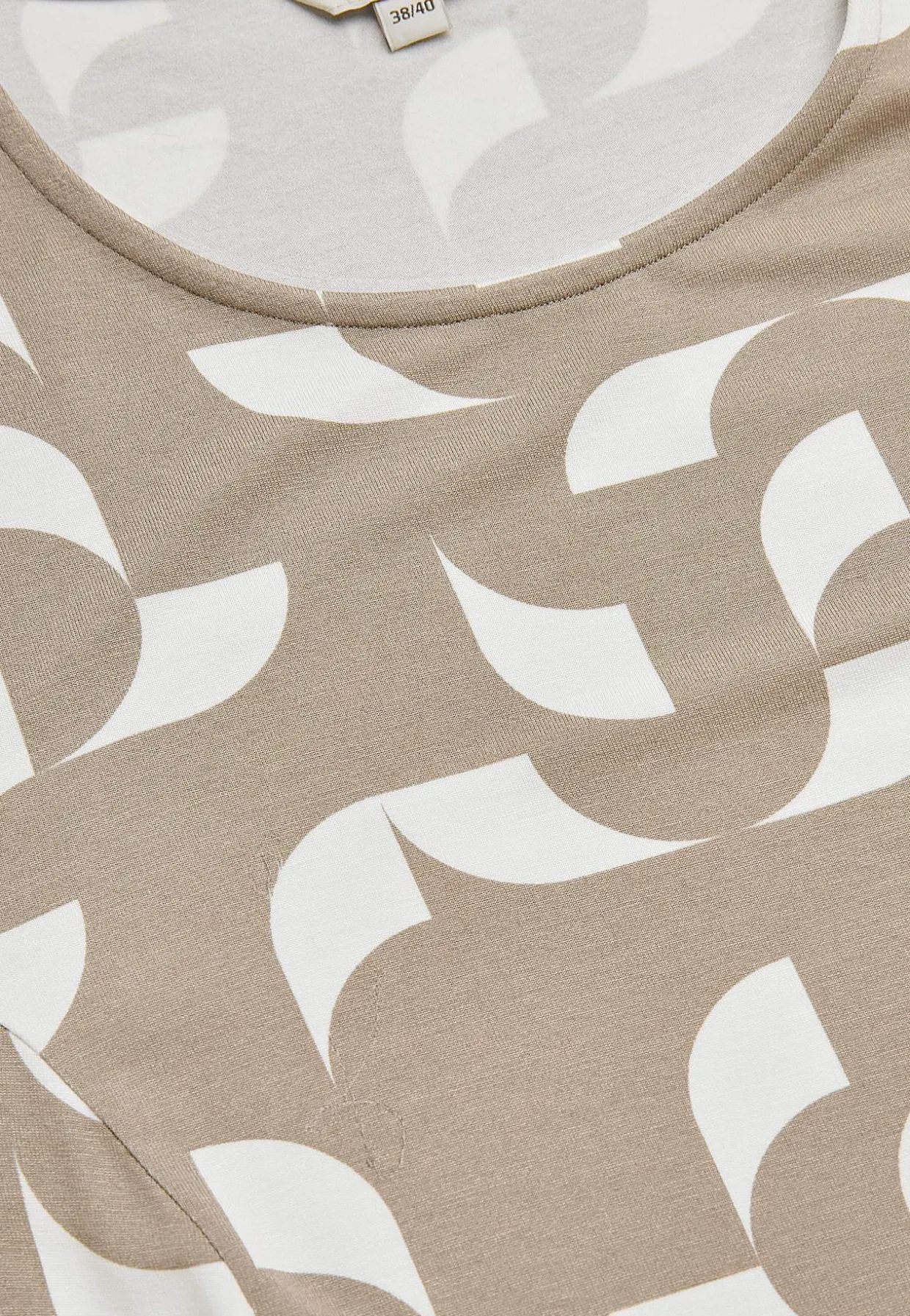 Mønstret tunika med lommer