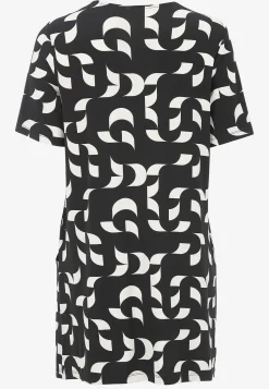 Mønstret tunika med lommer