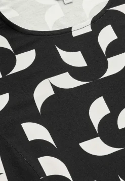 Mønstret tunika med lommer