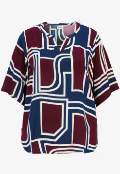 Mønstret viskosebluse | Cellbes