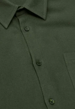 Mørkegrøn flonelskjorte | Cellbes