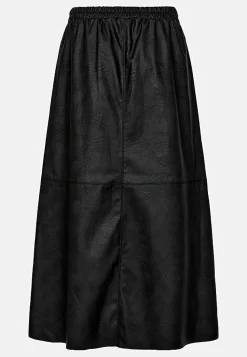 Nederdel i PU med lommer