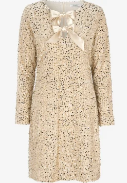 Pailletkjole i elastisk velour