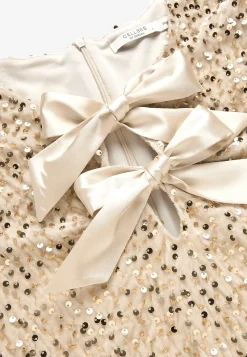 Pailletkjole i elastisk velour