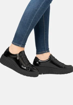 Patent sneaker i læder | Cellbes