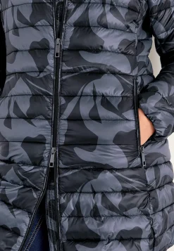 Quiltet, mønstret letvægtsjakke