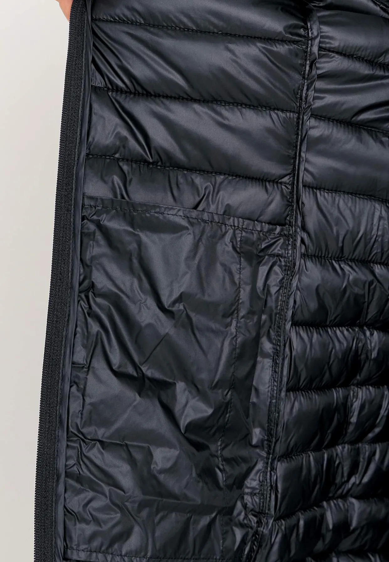 Quiltet, mønstret letvægtsjakke