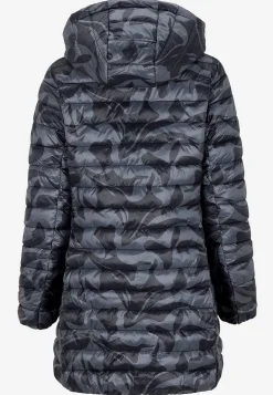 Quiltet, mønstret letvægtsjakke