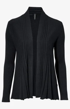 Ribbet, åben cardigan | Cellbes
