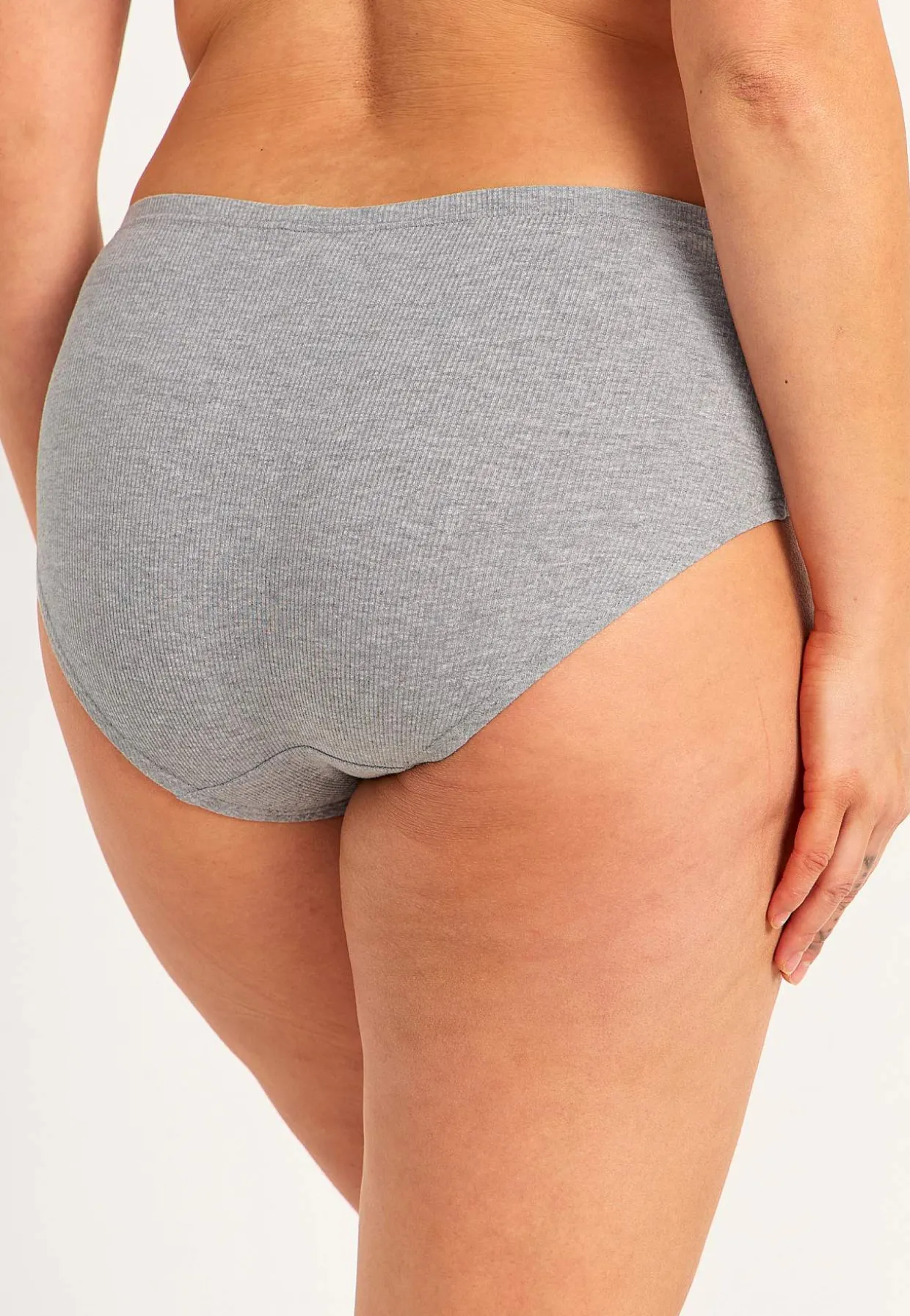 Ribbet trusse i bomuld 6-pack | Cellbes