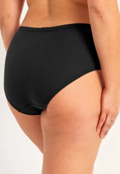 Ribbet trusse i bomuld 6-pack