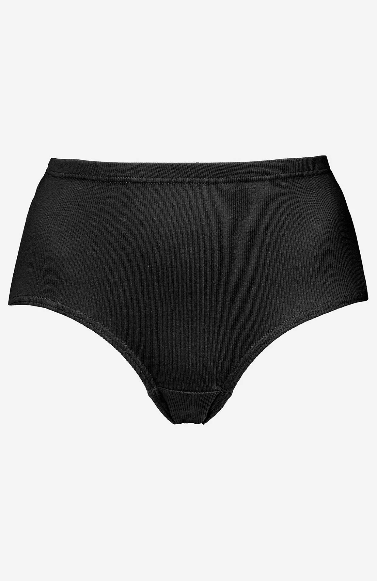 Ribbet trusse i bomuld 6-pack