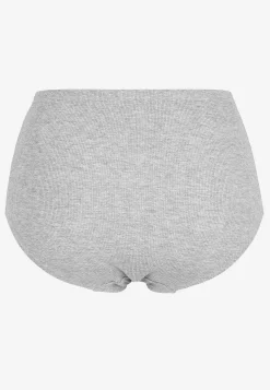 Ribbet trusse i bomuld 6-pack