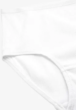 Ribbet trusse i bomuld 6-pack