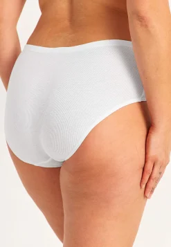 Ribbet trusse i bomuld 6-pack