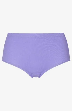 Ribbet trusse i bomuld 6-pack