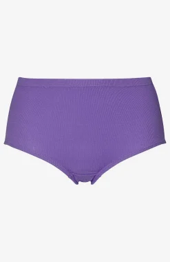 Ribbet trusse i bomuld 6-pack