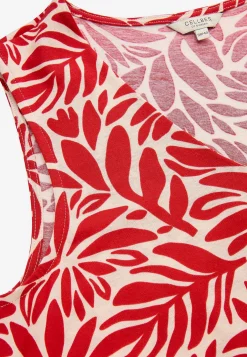 Ærmeløs jerseytop med v-udskæring