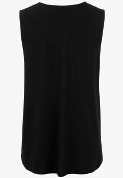 Ærmeløs jerseytop med v-udskæring | Cellbes